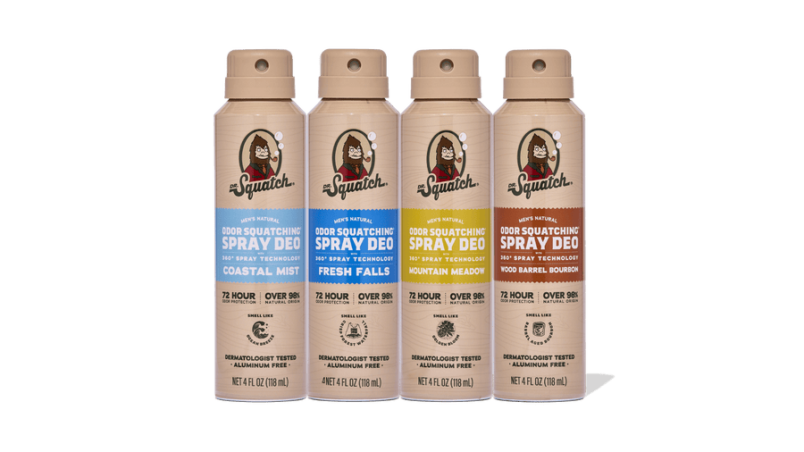 Spray Deodorant 4-Pack D2