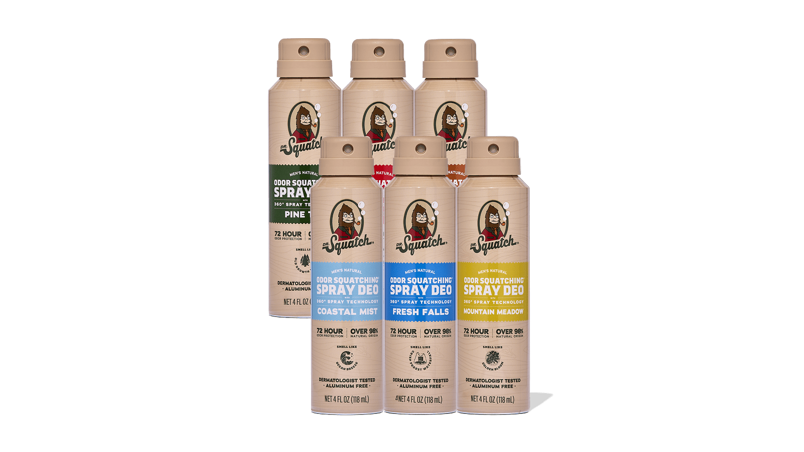 Spray Deodorant 6-Pack E4