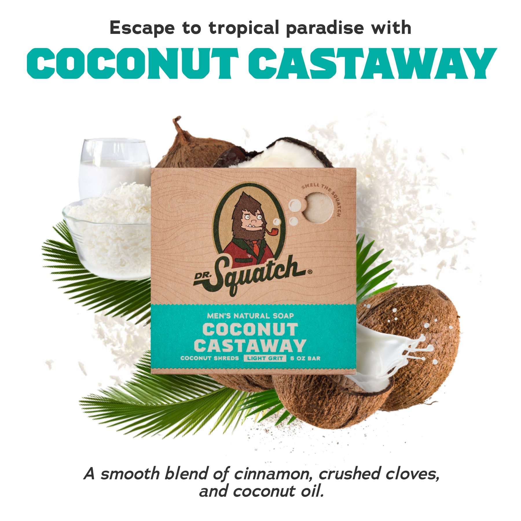 4-Pack Coconut Castaway Natural Bar Soap N0