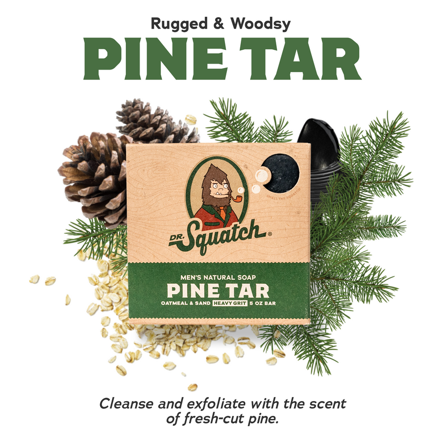 4-Pack Pine Tar Natural Bar Soap K9