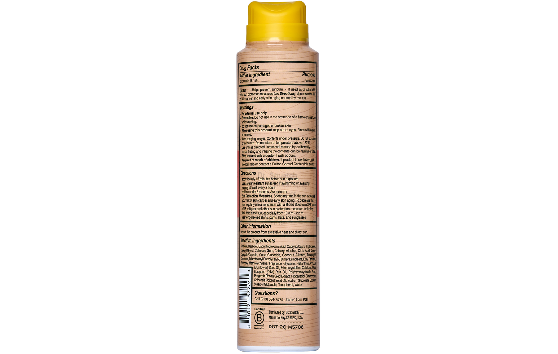 Spray Sunscreen | SPF 30 UVA/UVB Protection | Non-Greasy Mineral Sunscreen for Men A2