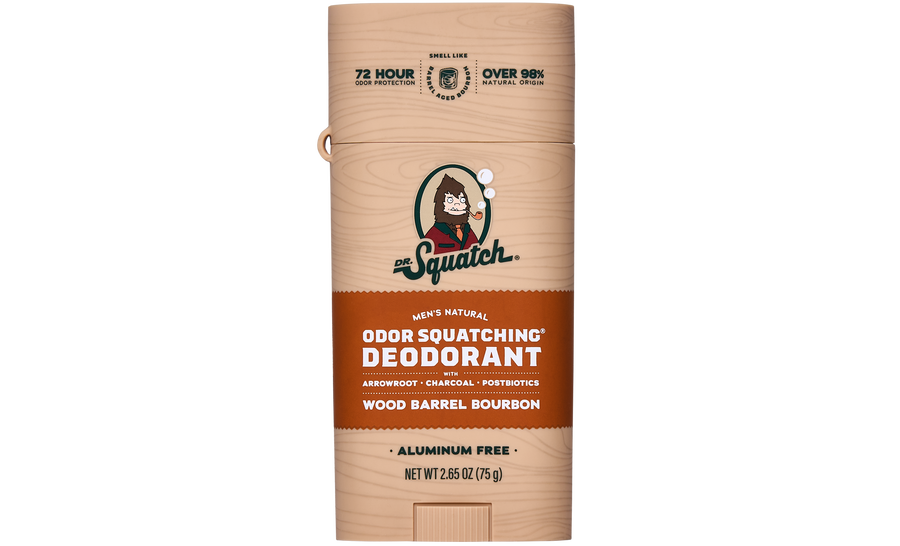 Wood Barrel Bourbon Deo Flask K6