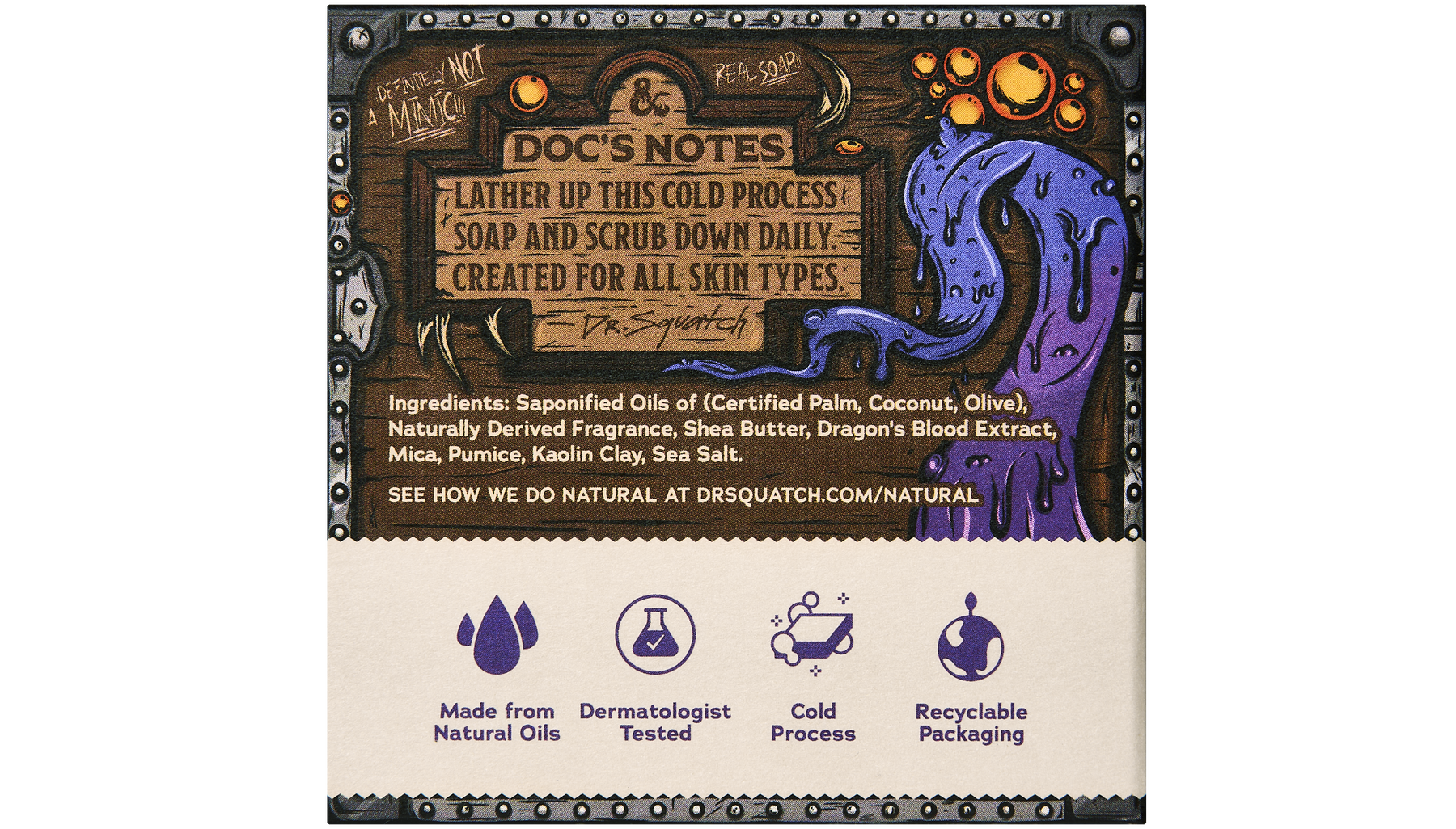 Dungeons & Dragons Mimic Bricc 3-Pack - Exclusive Limited Edition Bar Soap F7