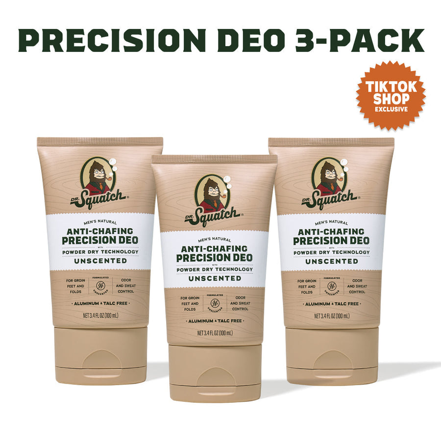 Precision Deo Fragrance Free - 3-Pack W1