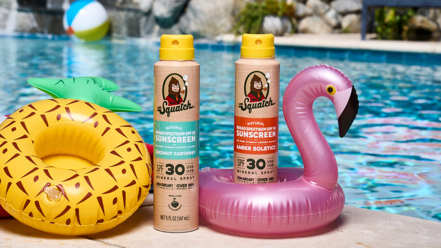 Spray Sunscreen 2-Pack | SPF 30 UVA/UVB Protection | Non-Greasy Mineral Sunscreen for Men R0
