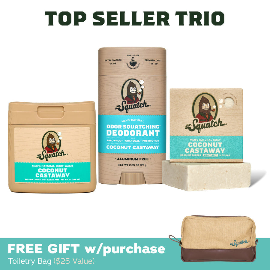 Soap, Deo, Body Wash + GWP Bag - Coconut Castaway U4