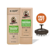 Hair Care Kit + Free Scalp Scrubber | Full & Thick Shampoo | Moisturizing Conditioner | Natural Products for Men A8