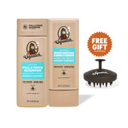 Hair Care Kit + Free Scalp Scrubber | Full & Thick Shampoo | Moisturizing Conditioner | Natural Products for Men A8