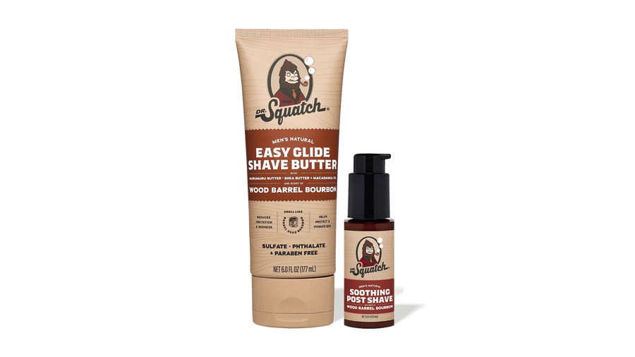 Wood Barrel Bourbon Smooth Shave Bundle T4