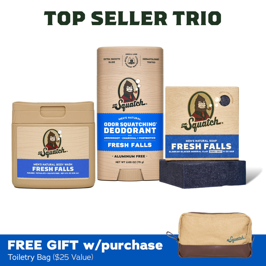 Soap, Deo, Body Wash + GWP Bag - Fresh Falls Q0