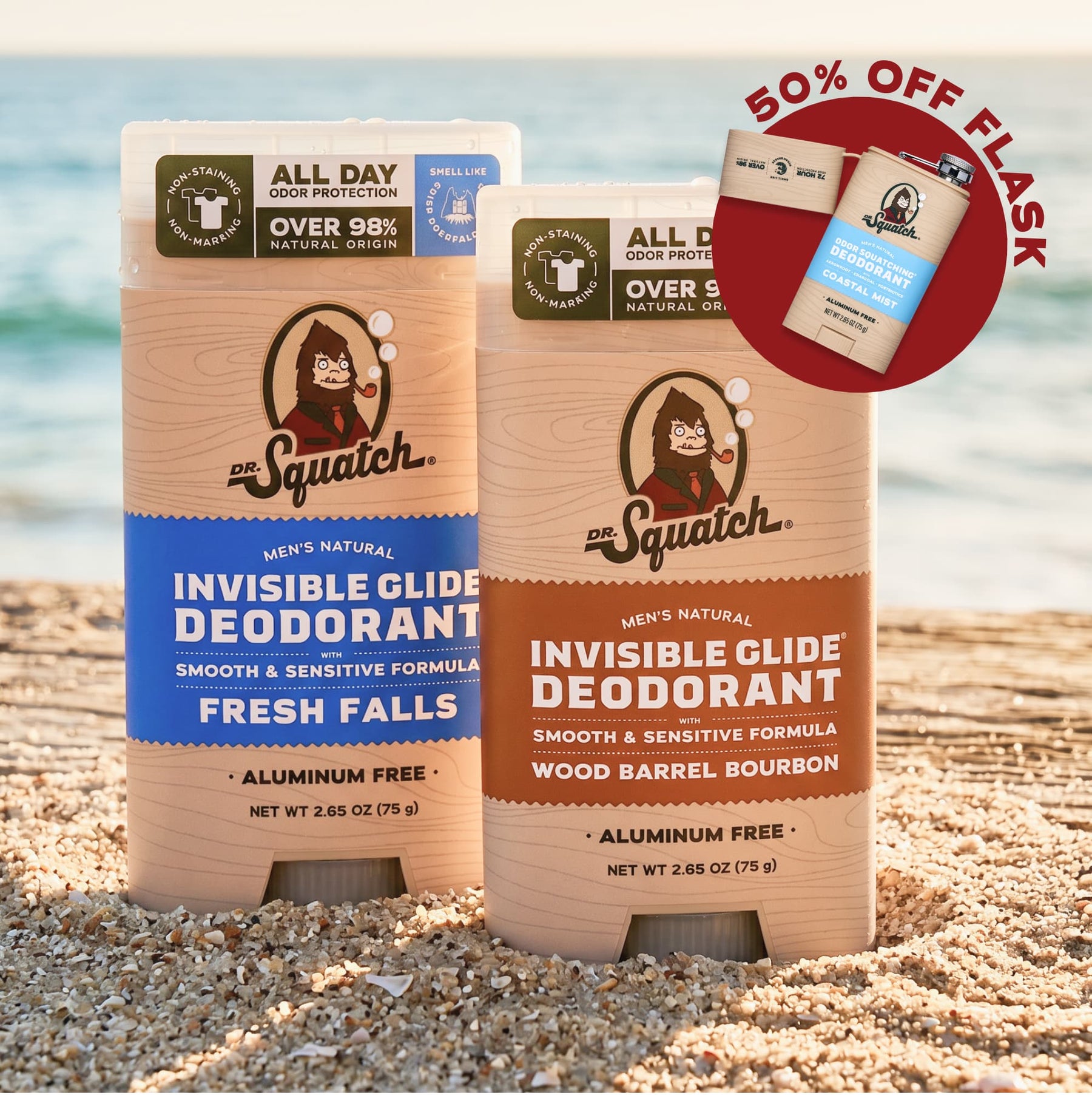 2-Pack Glide + Deo Flask M5
