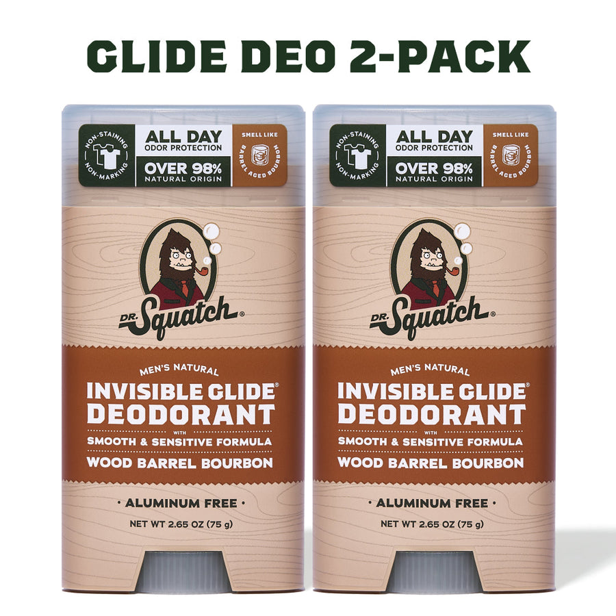 Wood Barrel Bourbon 2-Pack Invisible Glide Deo Y9