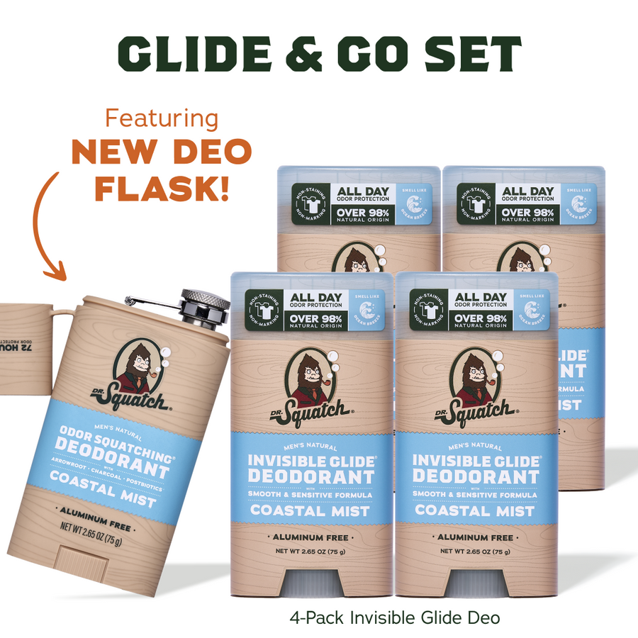 Coastal Mist IG Glide 4-Pack + Deo Flask D5