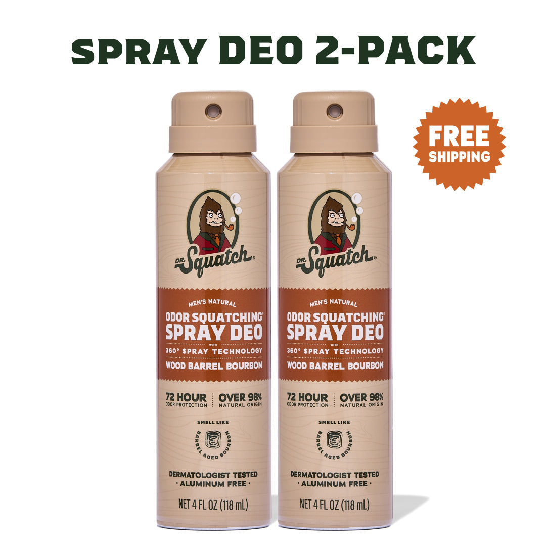 Wood Barrel Bourbon 2-Pack Spray Deo P0