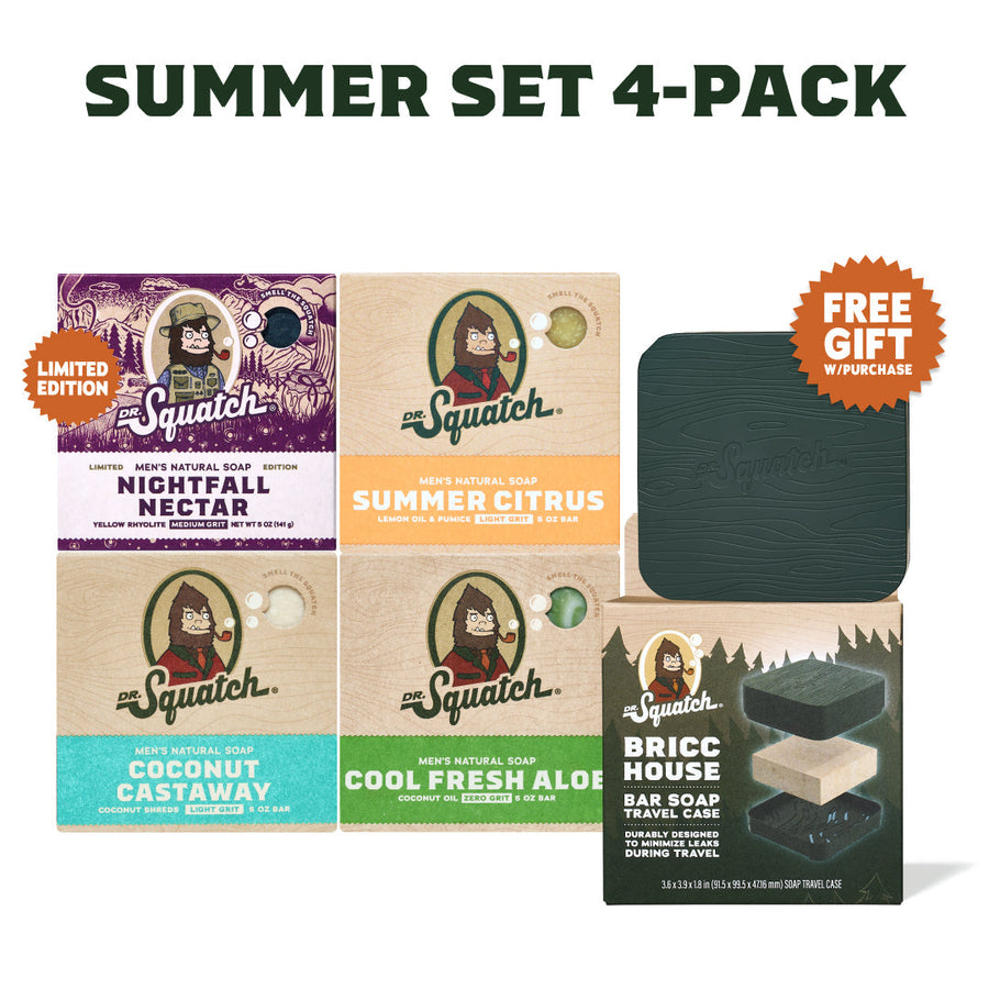 Summer Set 4-Pack + GWP Travel Case H0