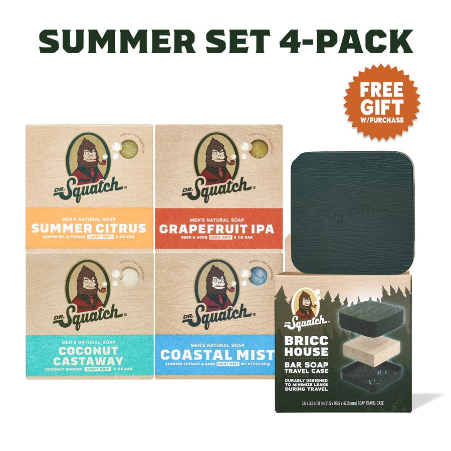 Summer Set 4-Pack + GWP Travel Case H2