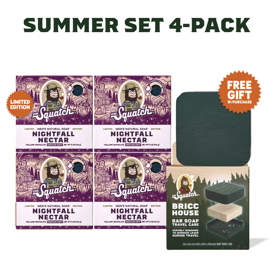 Summer Set 4-Pack + GWP Travel Case J6