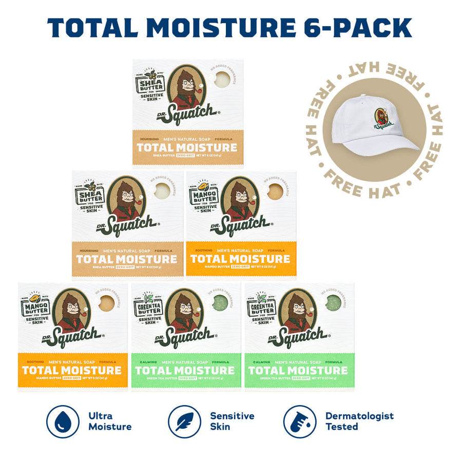 Total Moisture 6-Pack + Free Hat Y7
