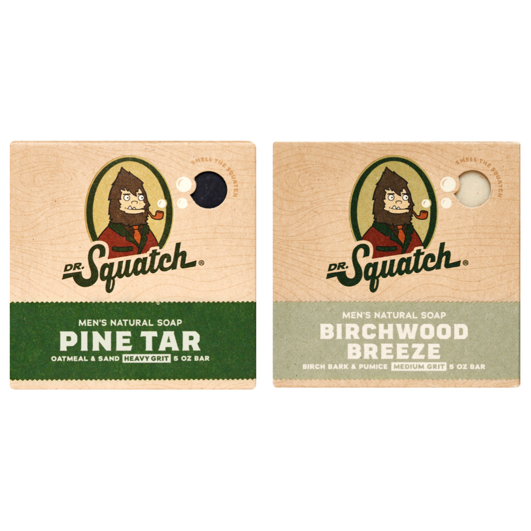 Woodsy 2-Pack Natural Bar Soap L1