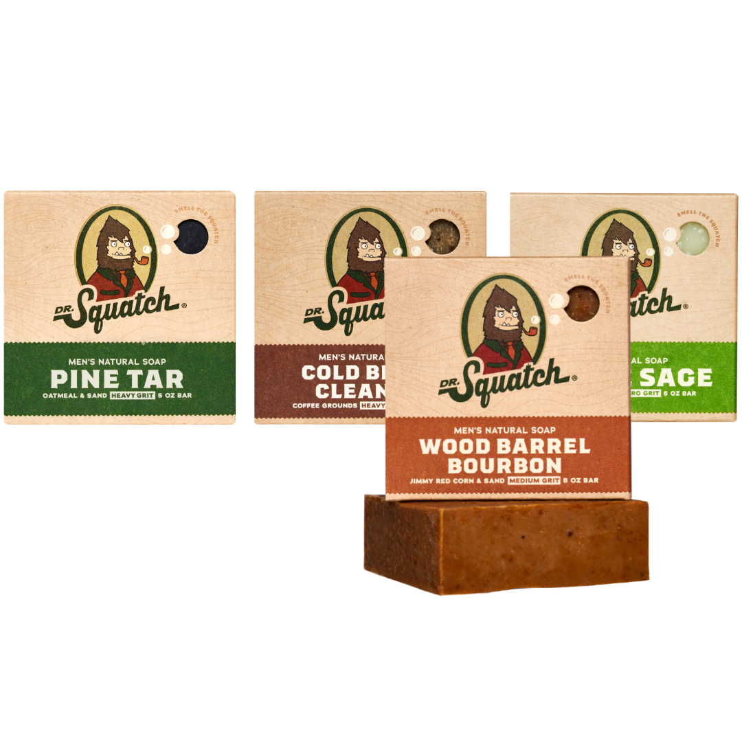 Woodsy 4-Pack Natural Bar Soap Y7