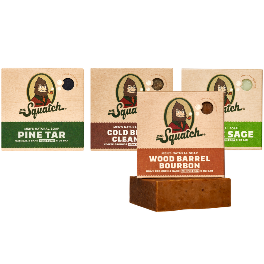 Woodsy 4-Pack Natural Bar Soap Y7