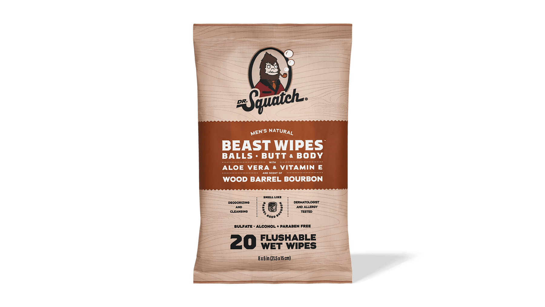 FREE Wood Barrel Bourbon Wipes G1