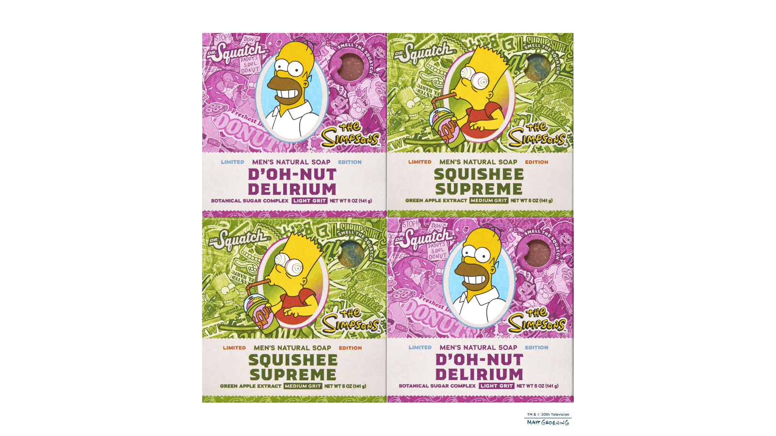 Simpsons Suds 4-Pack F2