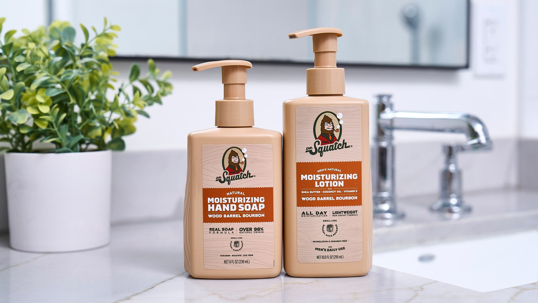 Wood Barrel Bourbon Hand Soap Z8