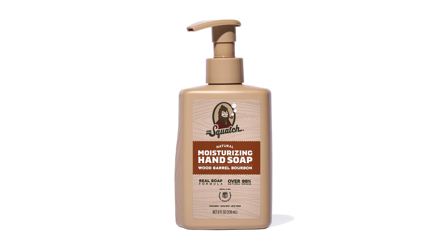 Wood Barrel Bourbon Hand Soap Z8